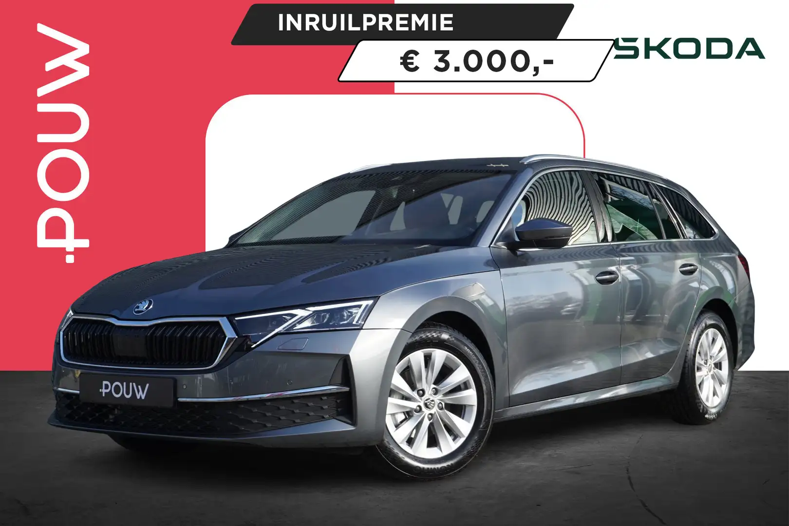 Skoda Octavia Combi 1.5 TSI 115pk DSG MHEV Business Edition | Ac Grijs - 1