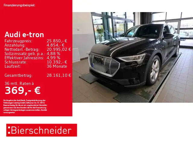 Audi e-tron 50 20 LED NAVI SHZ CAM