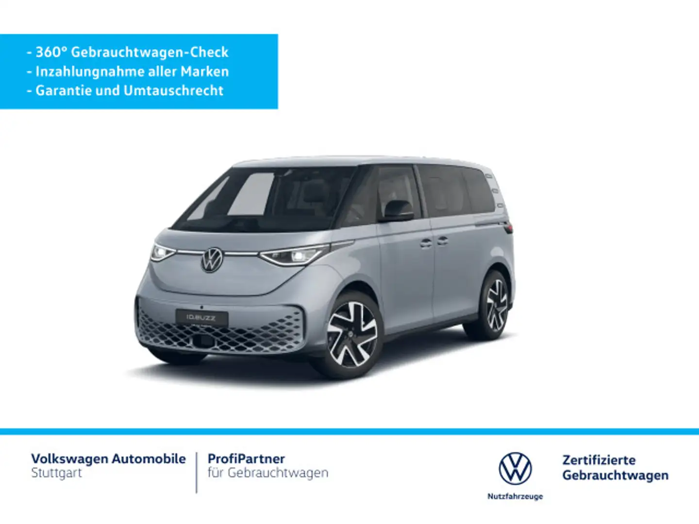 Volkswagen ID. Buzz ID.Buzz Pro kurzer Radstand 210 kW (286 PS) Heck Silber - 2