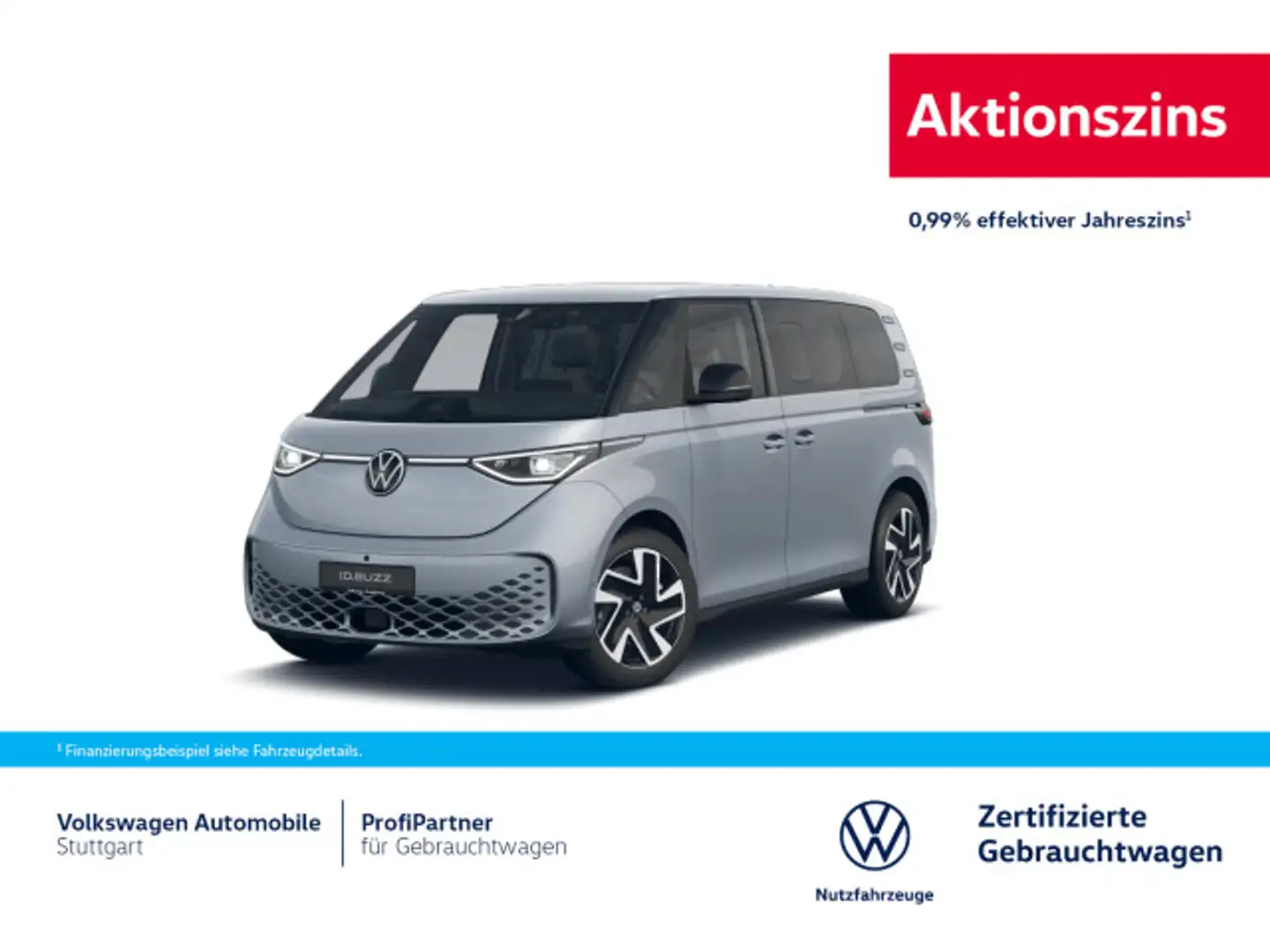Volkswagen ID. Buzz ID.Buzz Pro kurzer Radstand 210 kW (286 PS) Heck Silber - 1