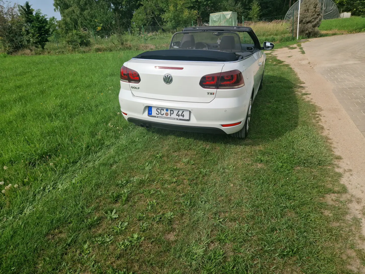Volkswagen Golf Cabriolet Golf Cabrio 1.4 TSI DSG Exclusive Weiß - 2