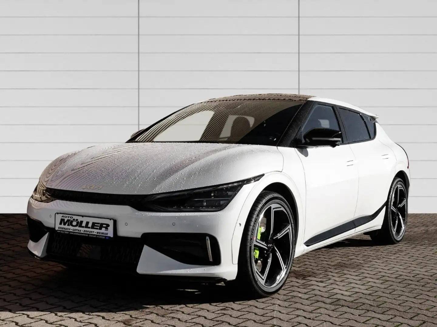 Kia EV6 GT 77.4 AWD Glasdach Head-Up ACC Soundsystem Schal Weiß - 2