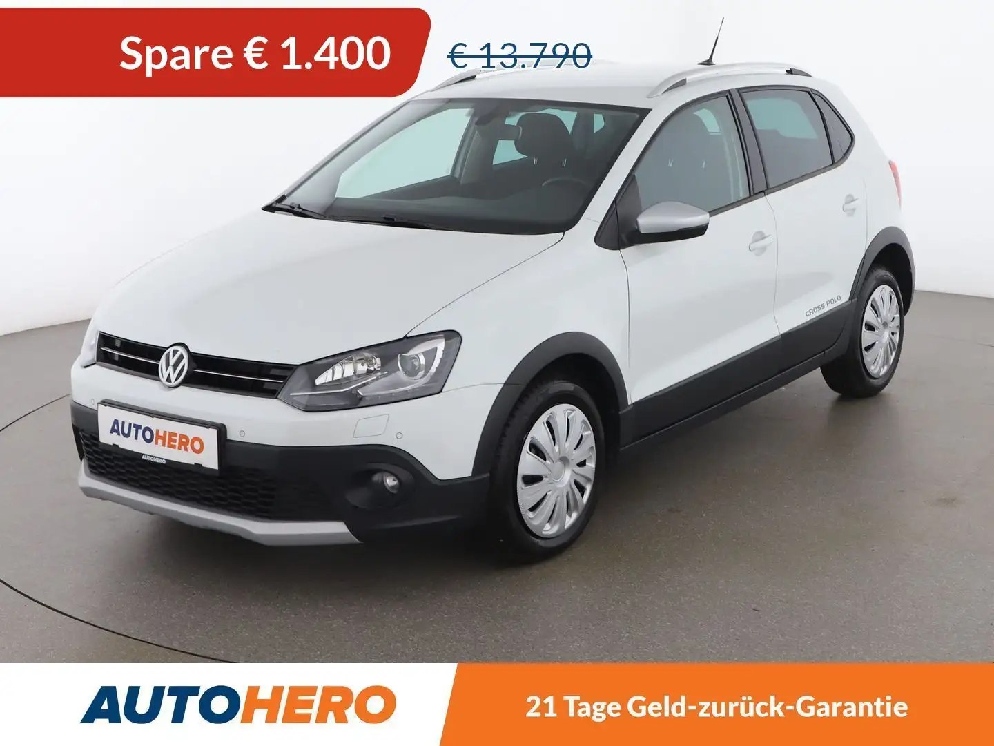 Volkswagen Polo 1.4 TDI CrossPolo BlueMotion Tech Aut.*NAVI*SHZ* Fehér - 1