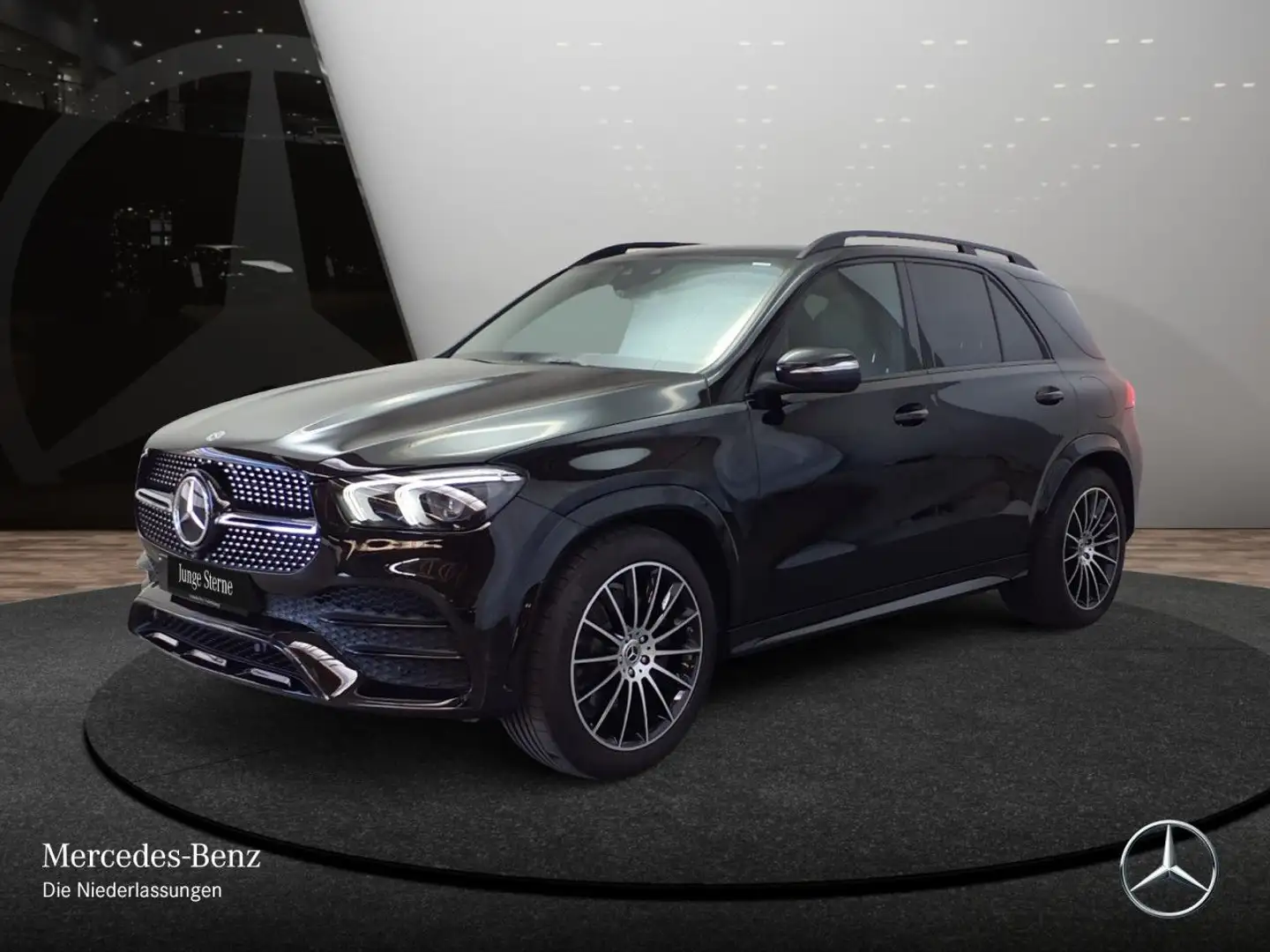 Mercedes-Benz GLE 350 de 4M AMG+NIGHT+PANO+360+AHK+LED+FAHRASS Negro - 2