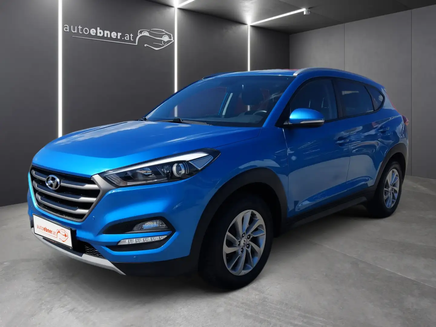 Hyundai TUCSON Tucson 1.7 CRDI Go Aut. AHK+RFK+LENKRDHZG Blau - 1