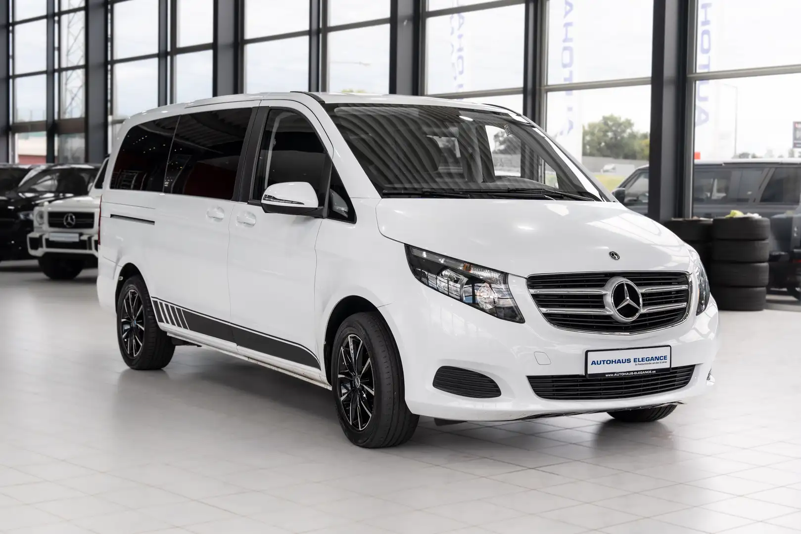 Mercedes-Benz V 200 d RISE lang*STOFF*KAMERA*NAVI*7-SITZER*LED Blanco - 2
