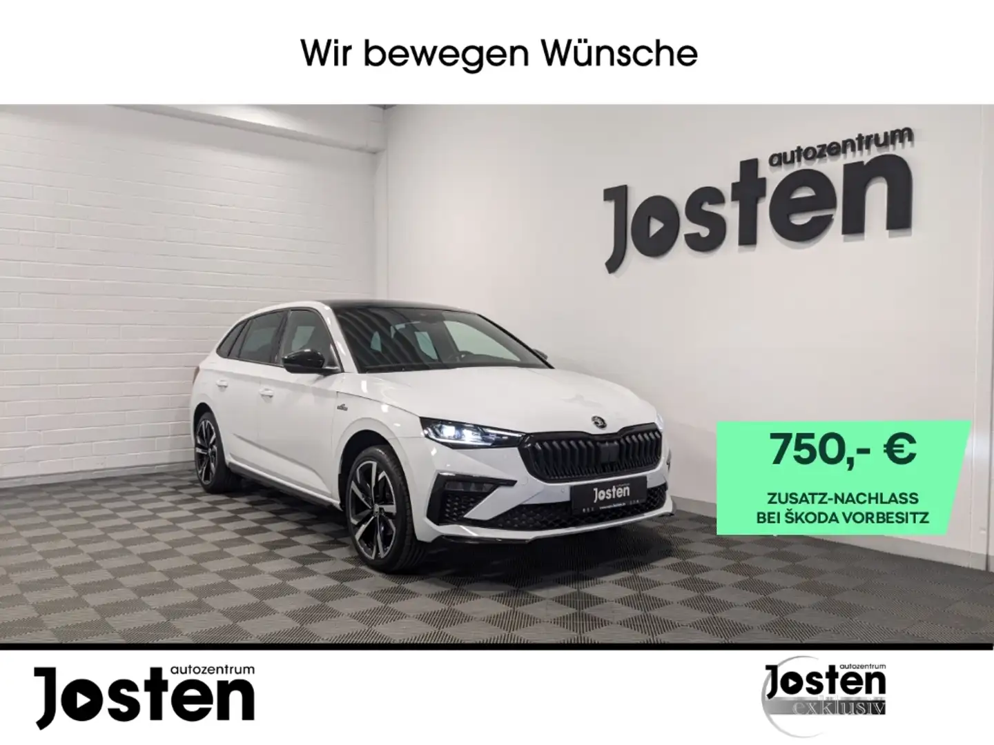 Skoda Scala Monte Carlo 1.5TSI DSG NAVI Komfort Plus Blanc - 1