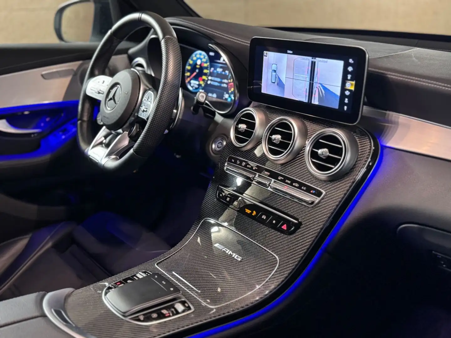 Mercedes-Benz GLC 63 AMG 4M+ PANO DIST+ PAGA 360° BURM AHK 21" Argent - 2