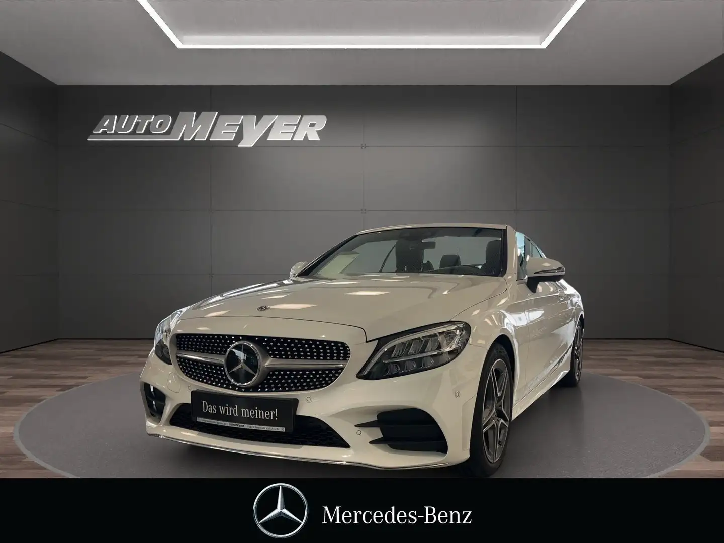 Mercedes-Benz C 200 CABRIO AMG+FAHRASSI+KAM+AIRSCARF+COMMAND+ Weiß - 1