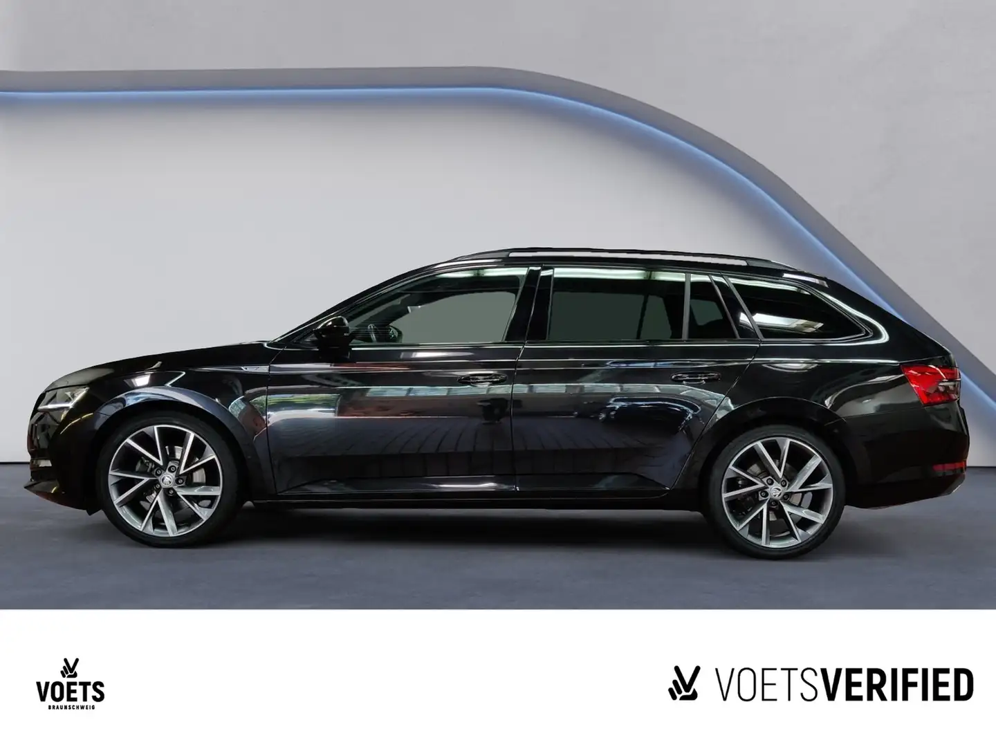 Skoda Superb Combi Sportline 2.0 TSI LED+PDC+PANO Schwarz - 2