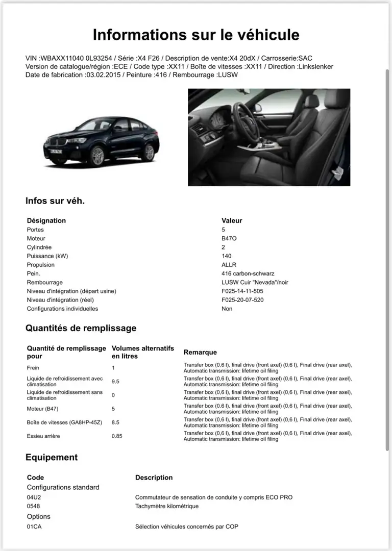 BMW X4 Pack-M 2.0 L X.Drive Diesel Bleu - 2