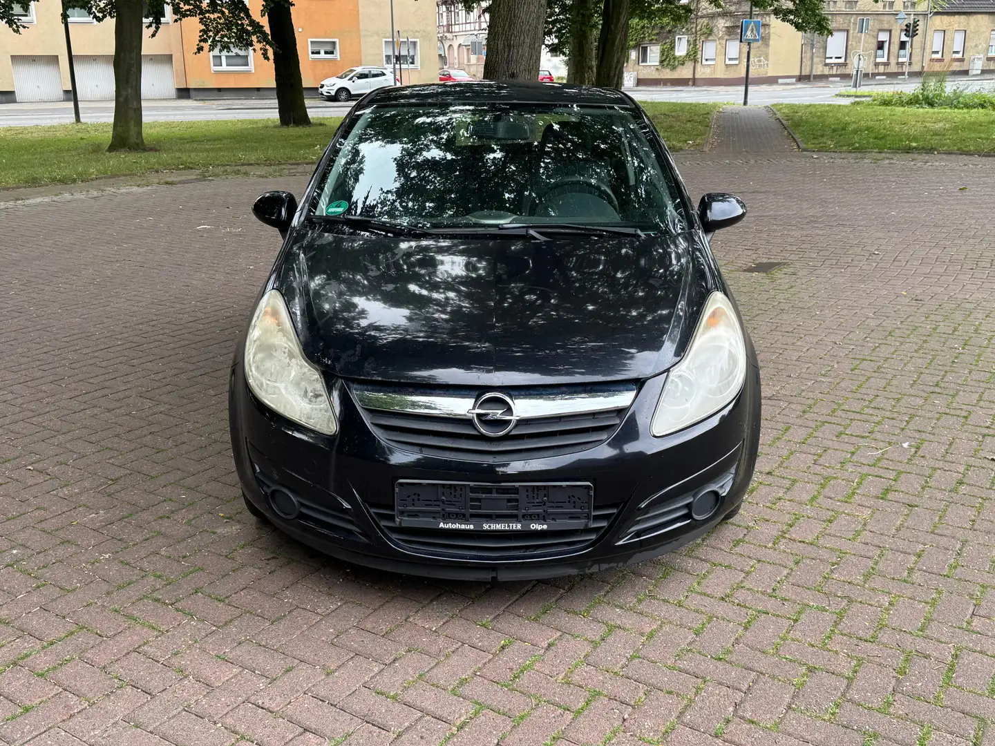 Opel Corsa 1,2 Klima TÜV&Auspuff&Stoßfämpfer NEU TOP Schwarz - 2