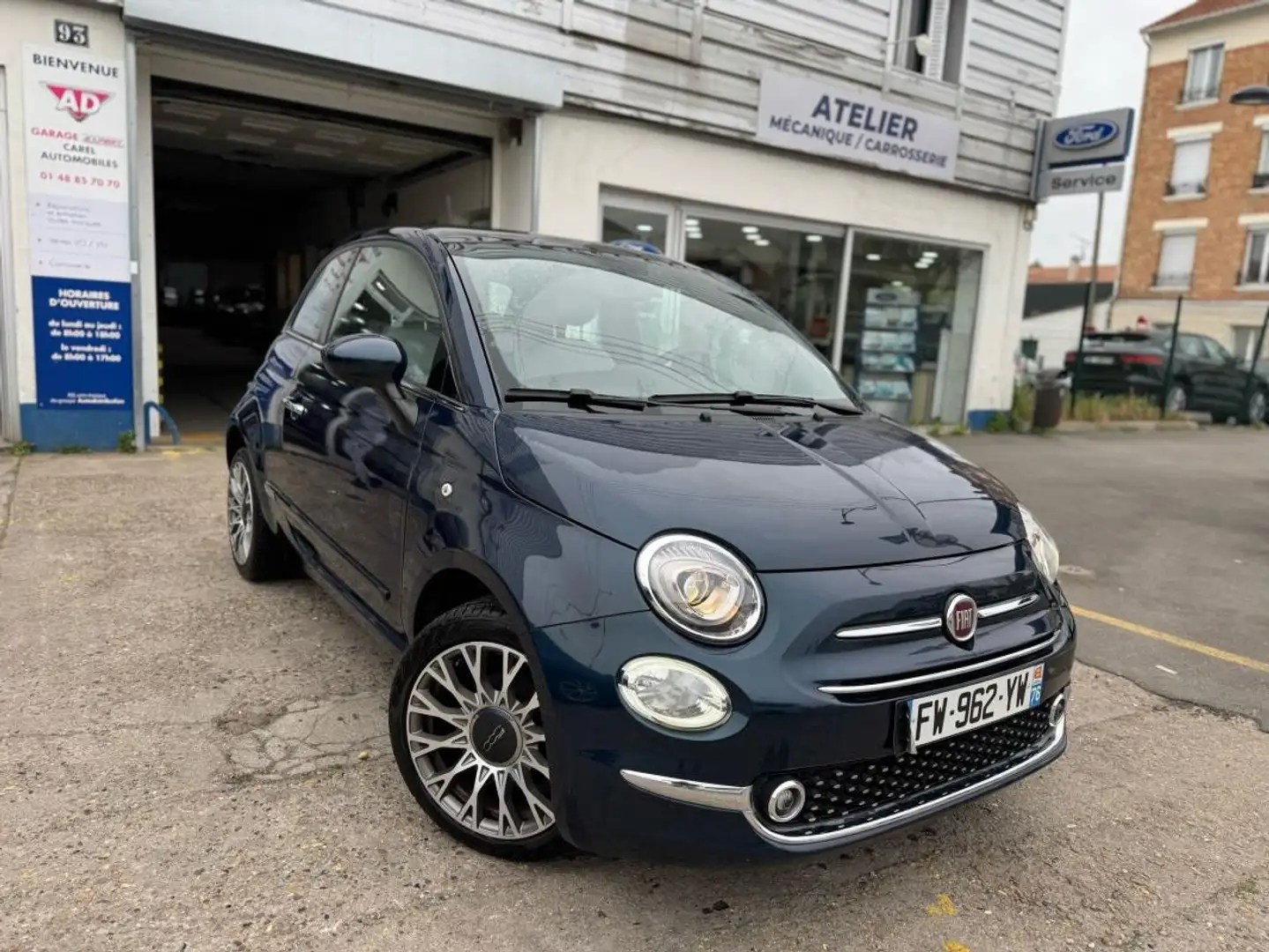Fiat 500 1.0 70 ch Hybride BSG S/S DOLCE VITA Blauw - 1
