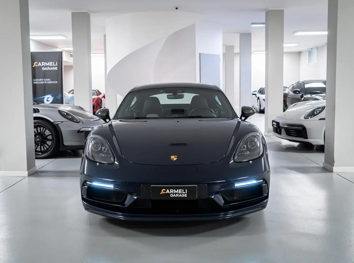 Porsche Cayman 718 Cayman 2.5 S -MANUALE-CERCHI 20- SPORT DESIGN Blauw - 2