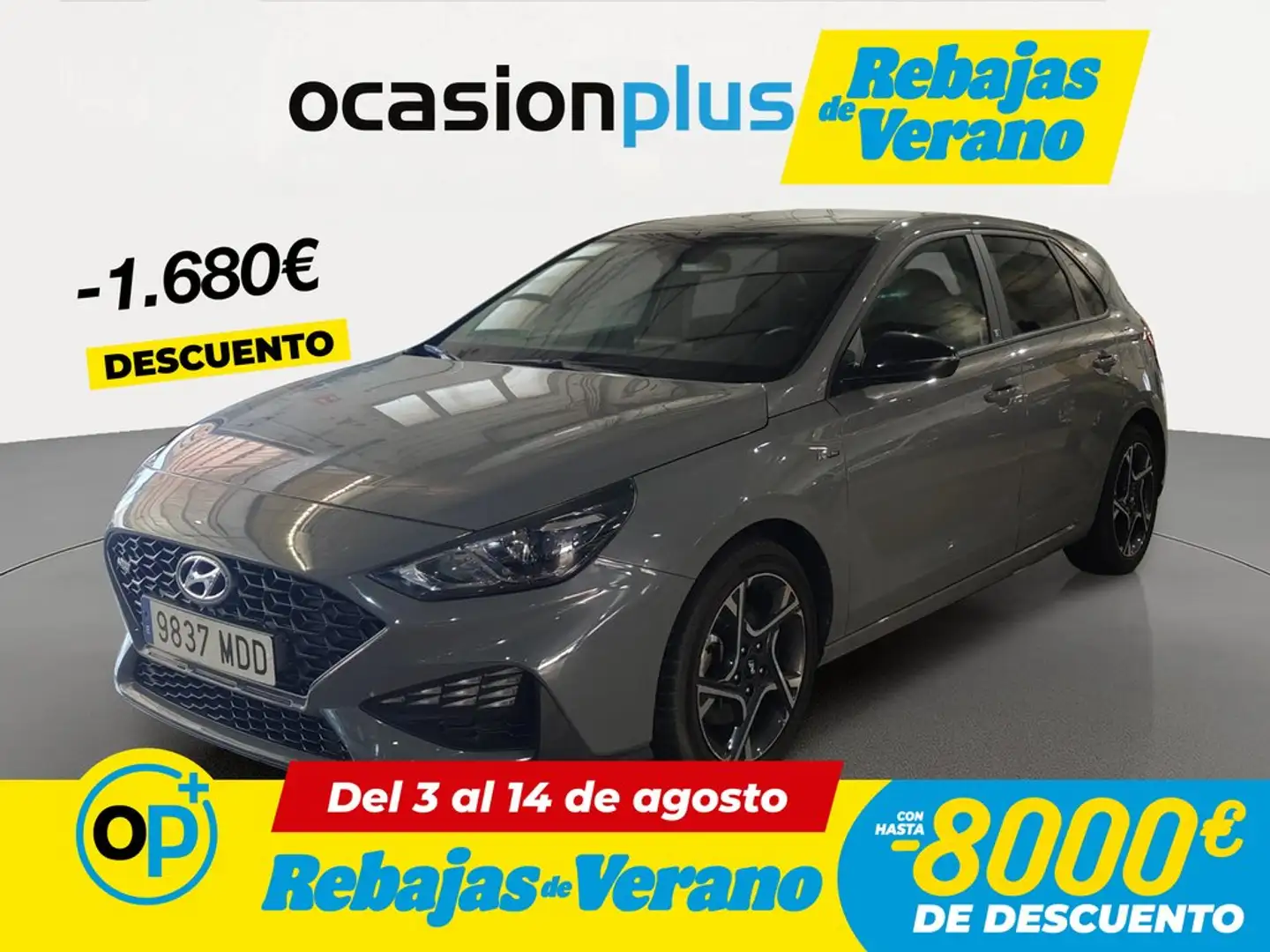 Hyundai i30 1.0 TGDI N-Line 120 Gris - 1