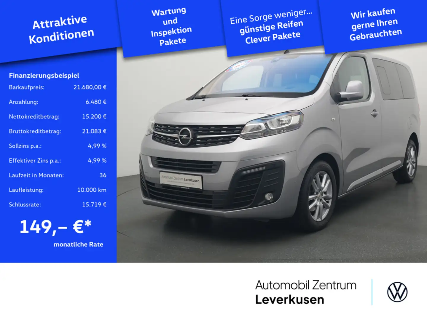 Opel Zafira Life Edition S 8-SITZE CARPLAY HUD PDC Noir - 1