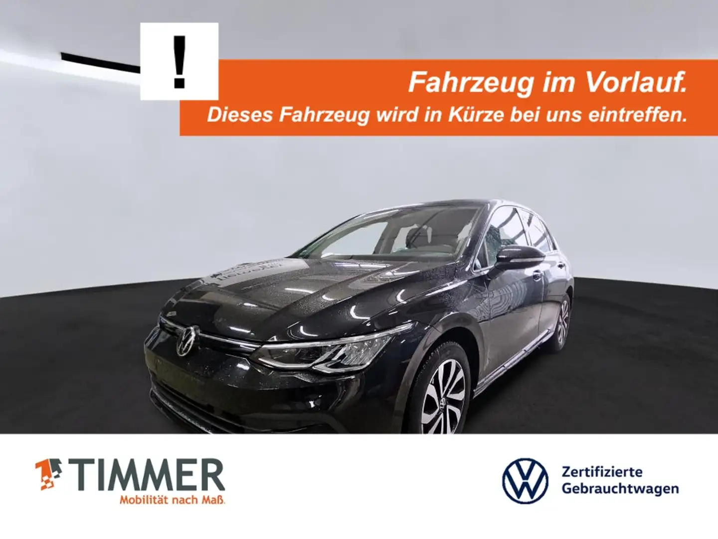 Volkswagen Golf VIII 1.5 TSI ACTIVE +STHZ +LED +ACC +IQ.DRIVE +VI Schwarz - 1