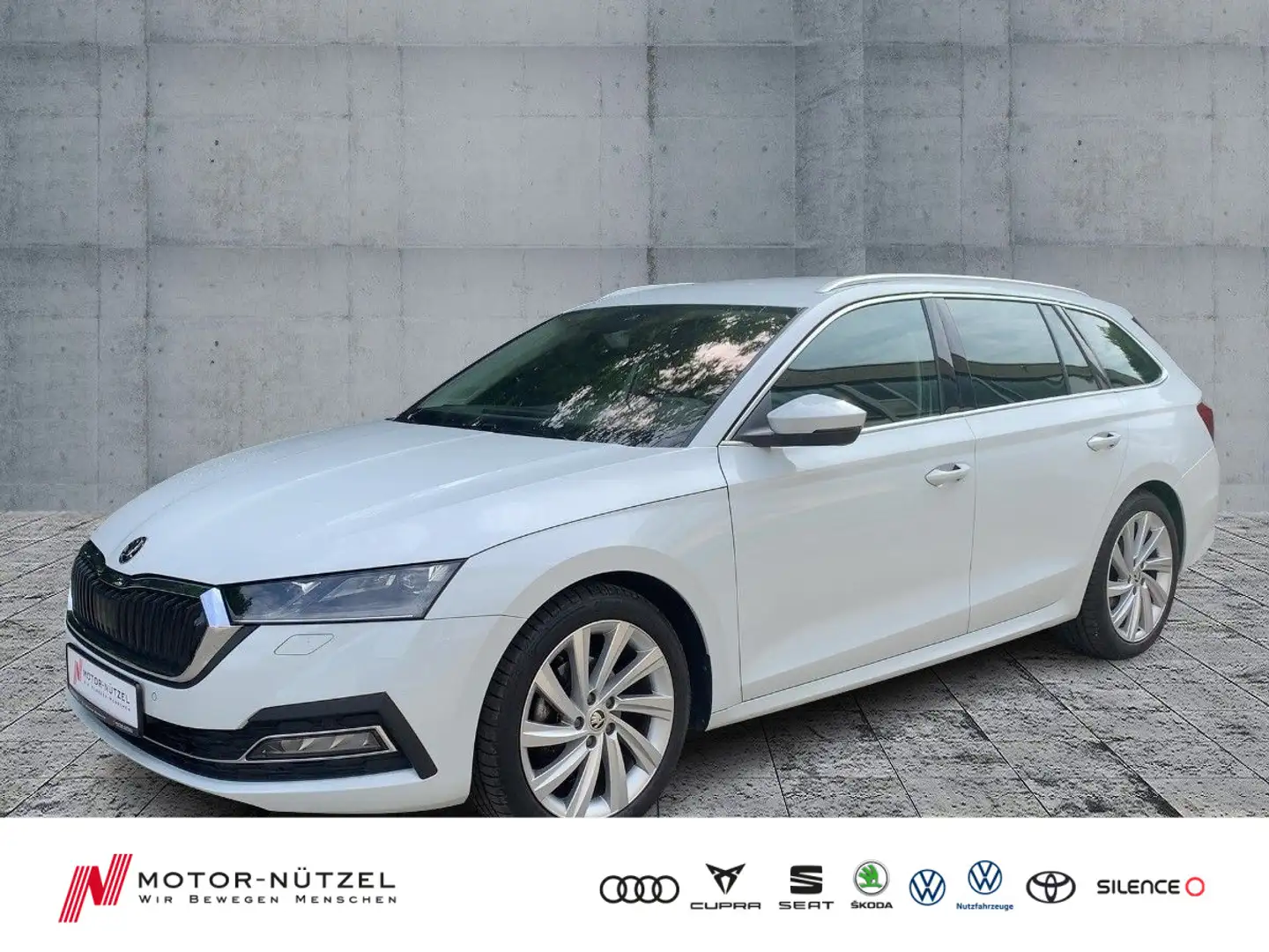 Skoda Octavia Combi 2.0 TDI DSG FIRST ED. MATRIX+NAV Blanc - 1