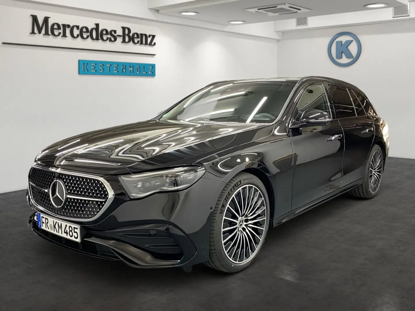 Mercedes-Benz E 450 d T 4Matic AMG+AHK+PANO+BURMEST+360° Noir - 2