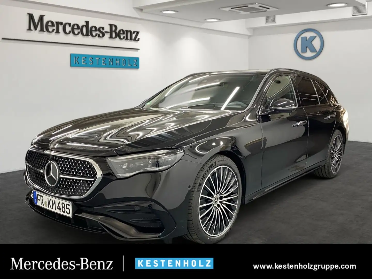 Mercedes-Benz E 450 d T 4Matic AMG+AHK+PANO+BURMEST+360° Noir - 1
