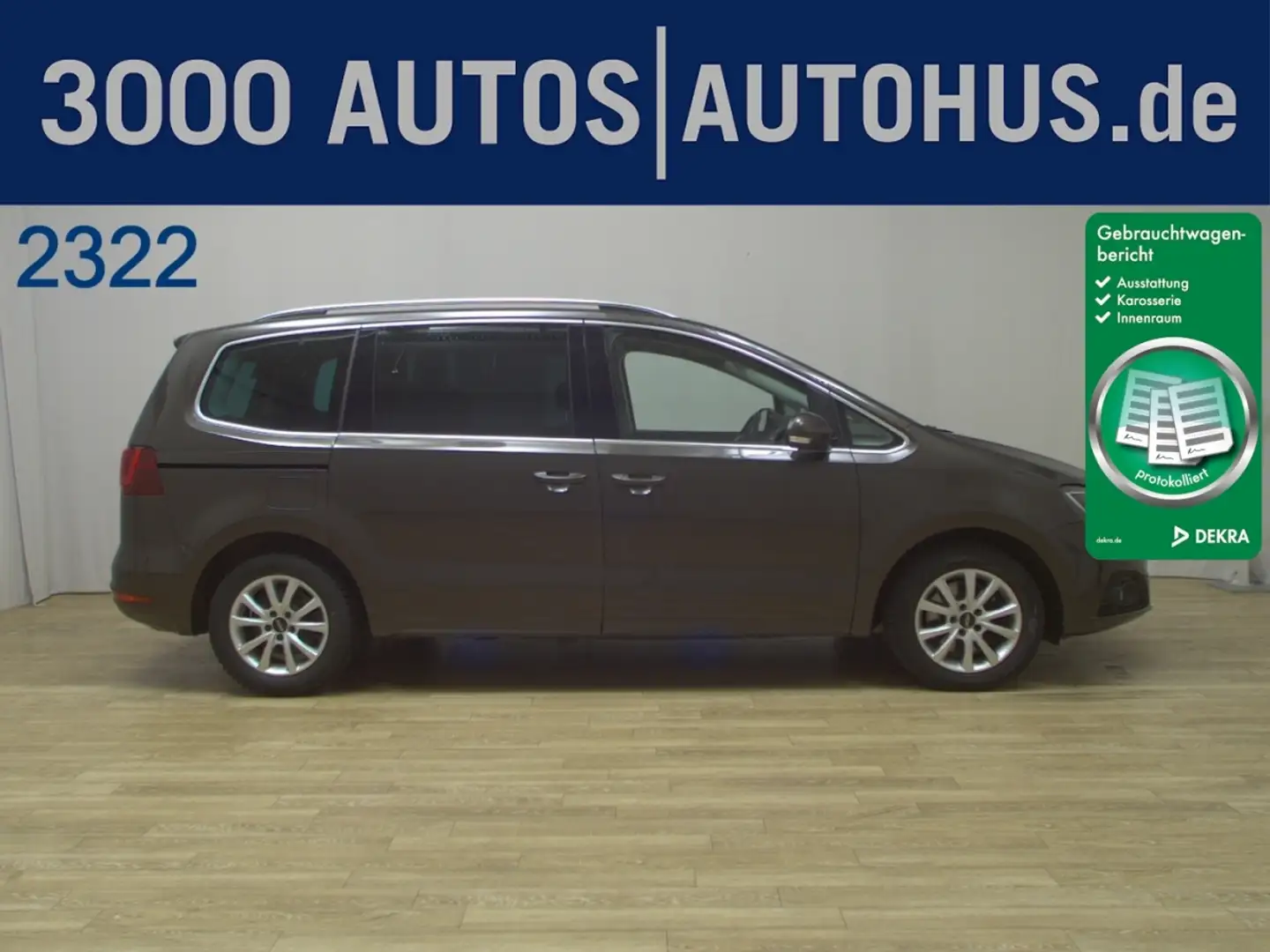 SEAT Alhambra 2.0 TDI Xcellence Navi ACC Xenon AHK Schwarz - 1