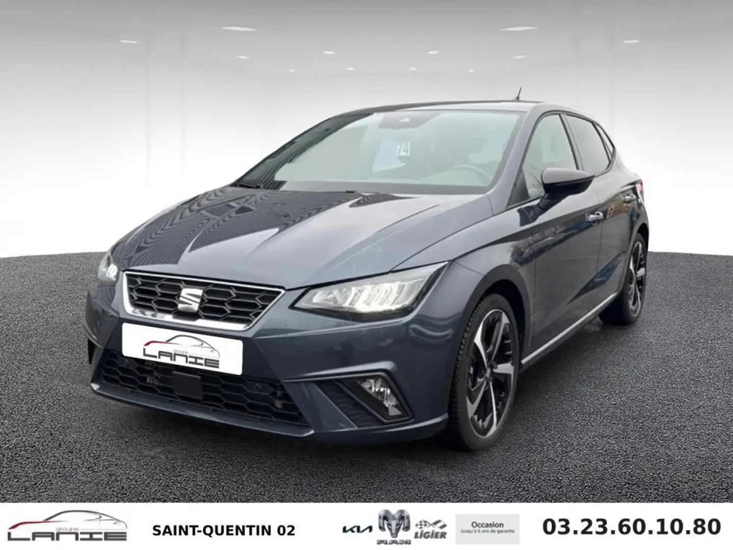 SEAT Ibiza 1.0 TSI 115 ch S/S DSG7 FR Gris - 1