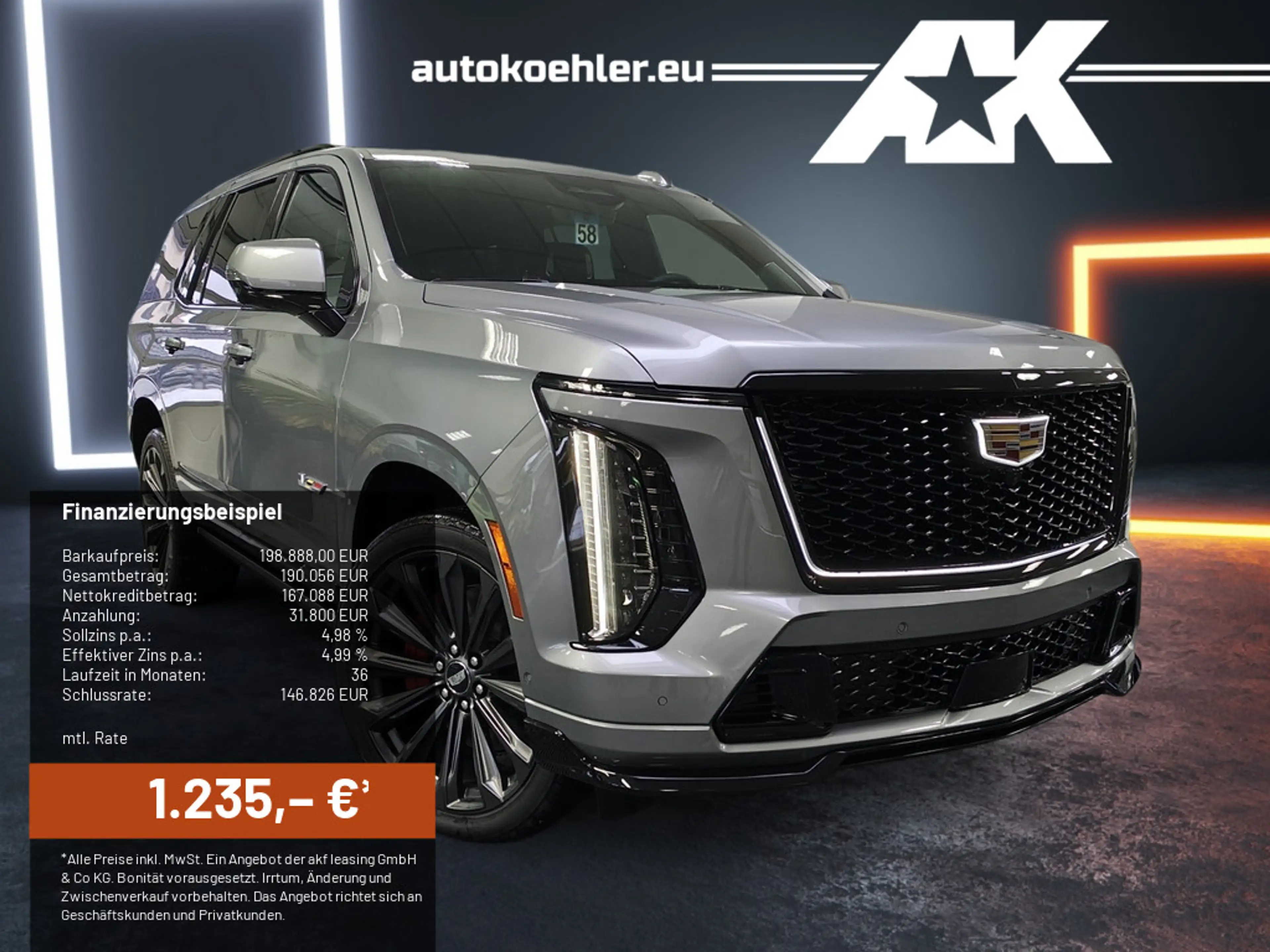 Cadillac Escalade V-Series 692 PS Carbon 24 Zoll VOLL