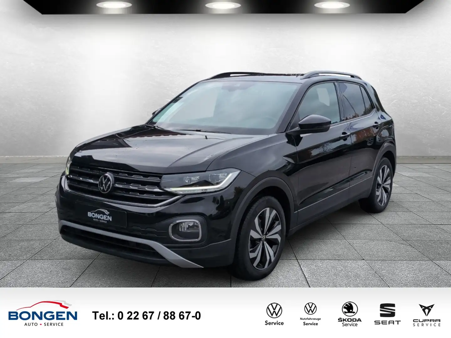 Volkswagen T-Cross 1.0 TSI Active Carplay PDC Navi Klima Navi Noir - 1