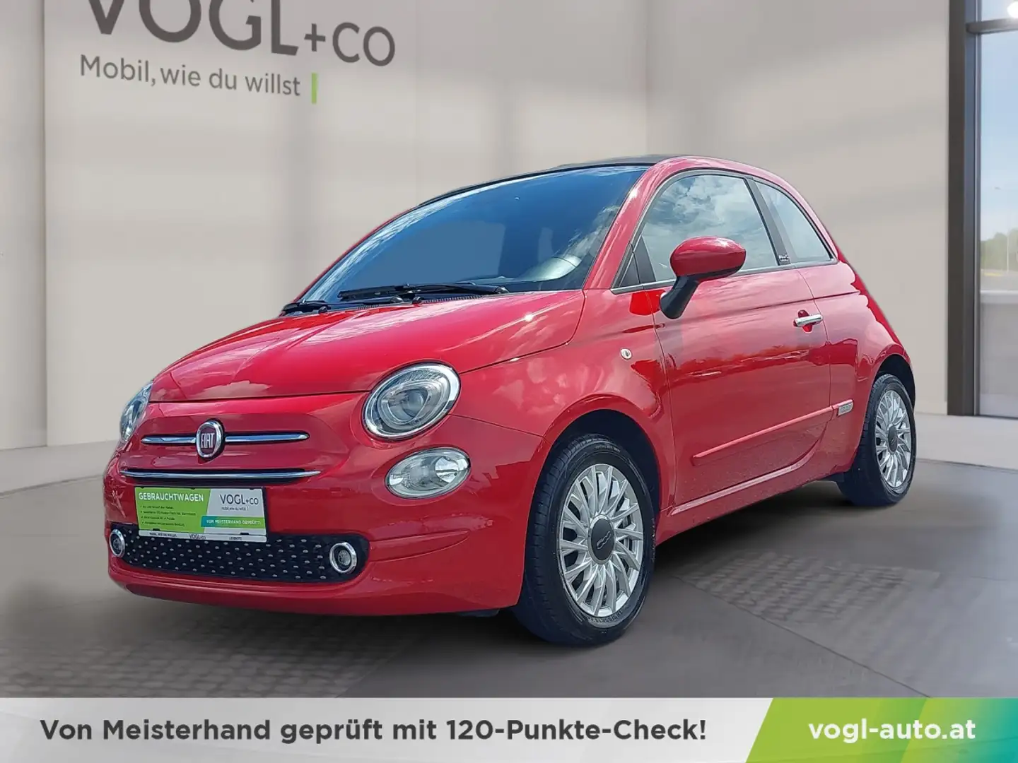 Fiat 500C FireFly Hybrid 70 Lounge Rot - 1
