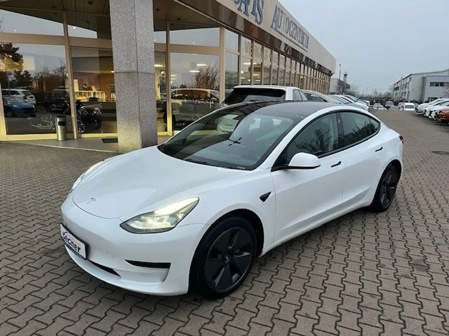 Tesla Model 3 RWD Navi Leder RFK Panormadach Weiß - 1