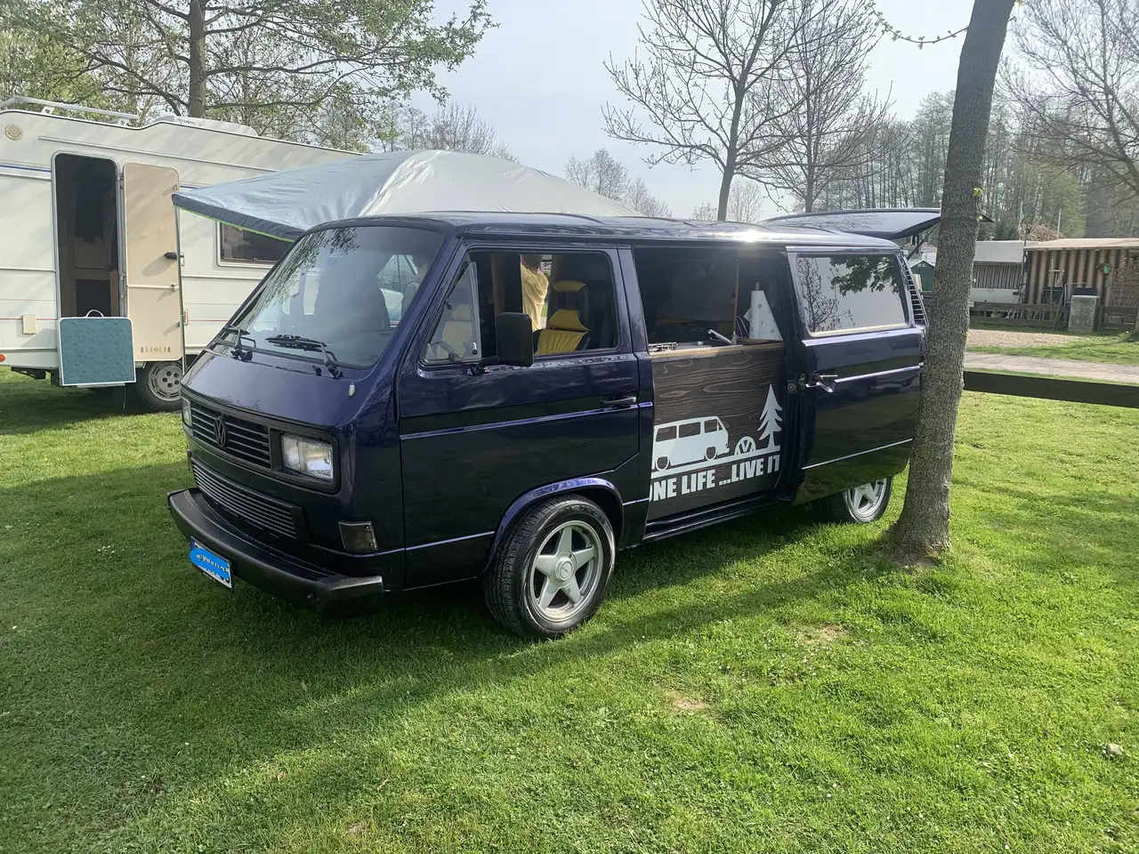 Volkswagen T4 Caravelle Einzelstück Camper mit 2 Schiebetüren, foto 11