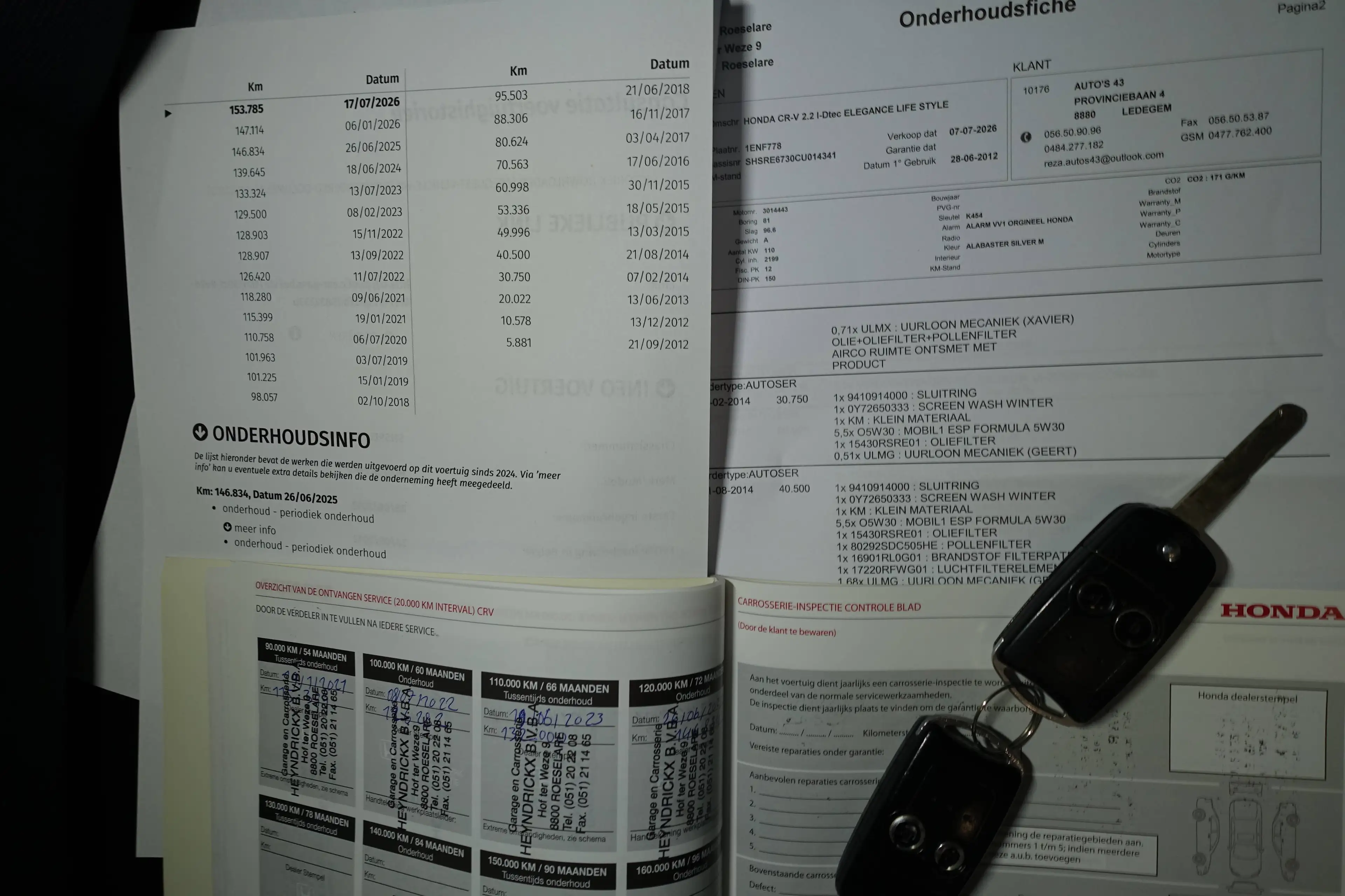 Honda CR-V CR-V 2.2 CTDi Executive DPF GPS 1Eegenaar Proper auto — photo 15