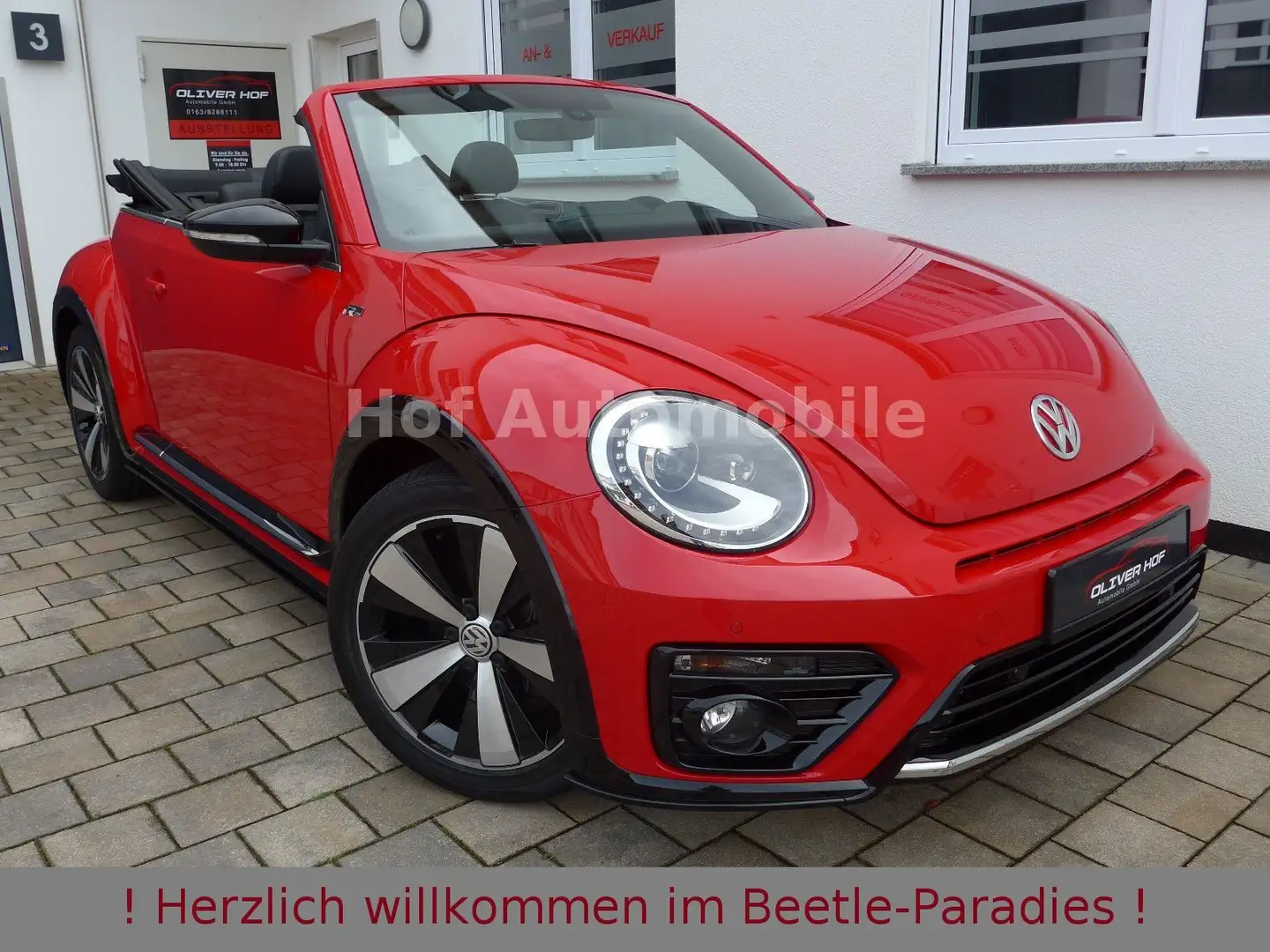 Volkswagen Beetle 1.4TSI DSG R Line Leder Keyless DAB Xenon Rot - 1