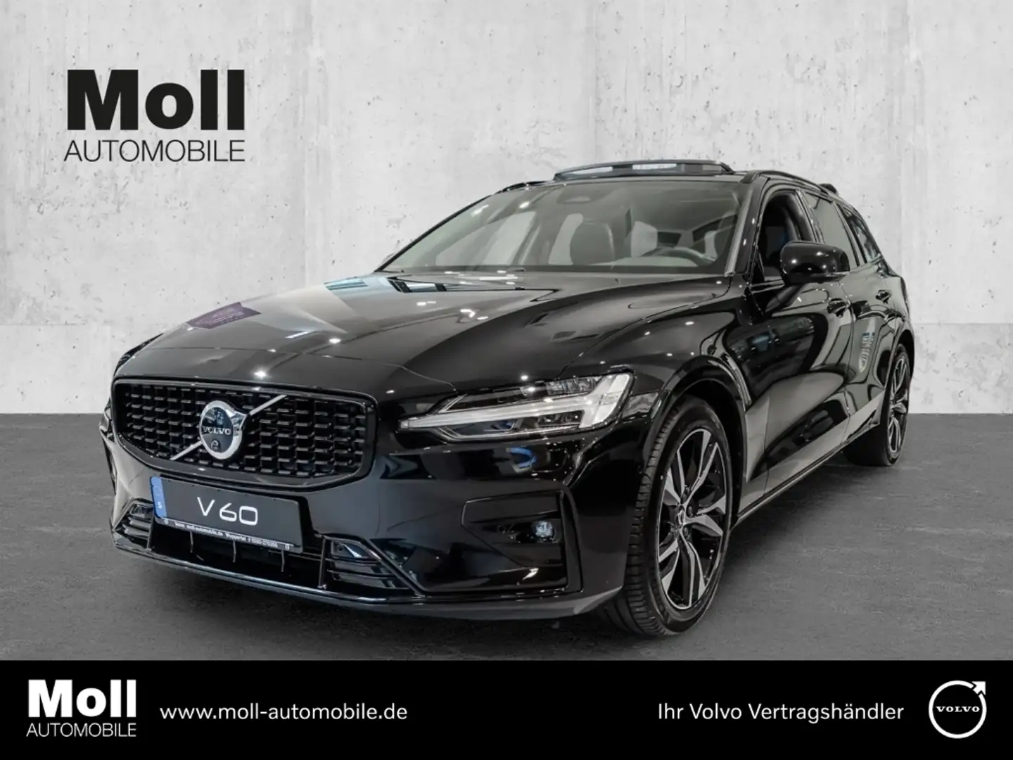 Volvo V60 Kombi Plus Dark B4 Mild-Hybrid  Benzin EU6d Schwarz - 1