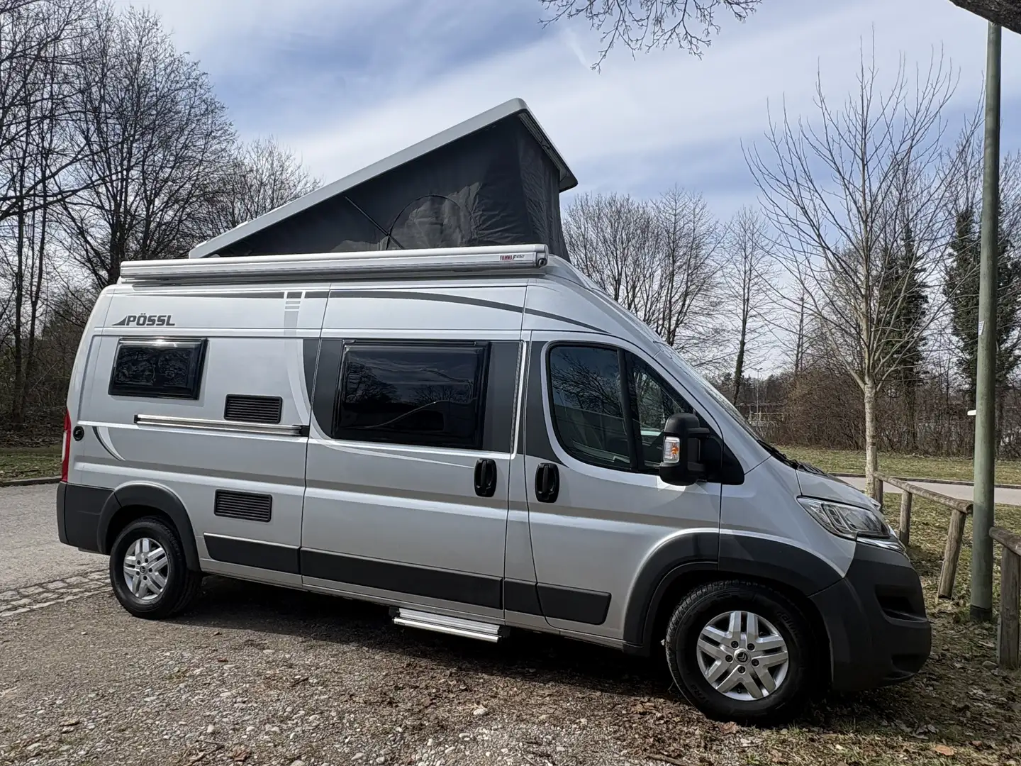 Citroen Jumper Pössl 2WIN Plus Profi HDi 150 Aufstelldach Camper Gris - 1