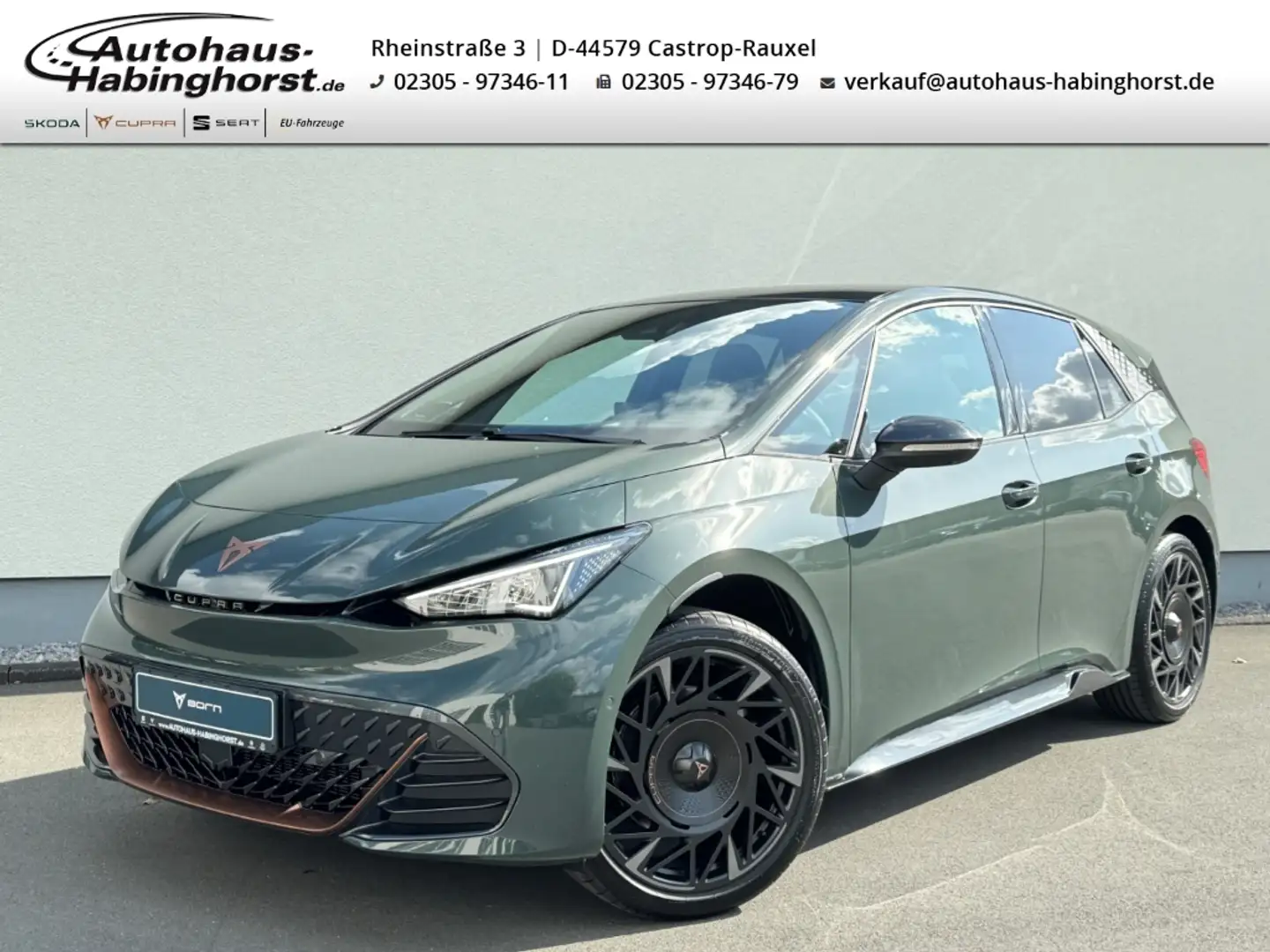 CUPRA Born VZ - 79 kWh 360 Head-Up Sennheiser DCC Pano Alu20 Verde - 1