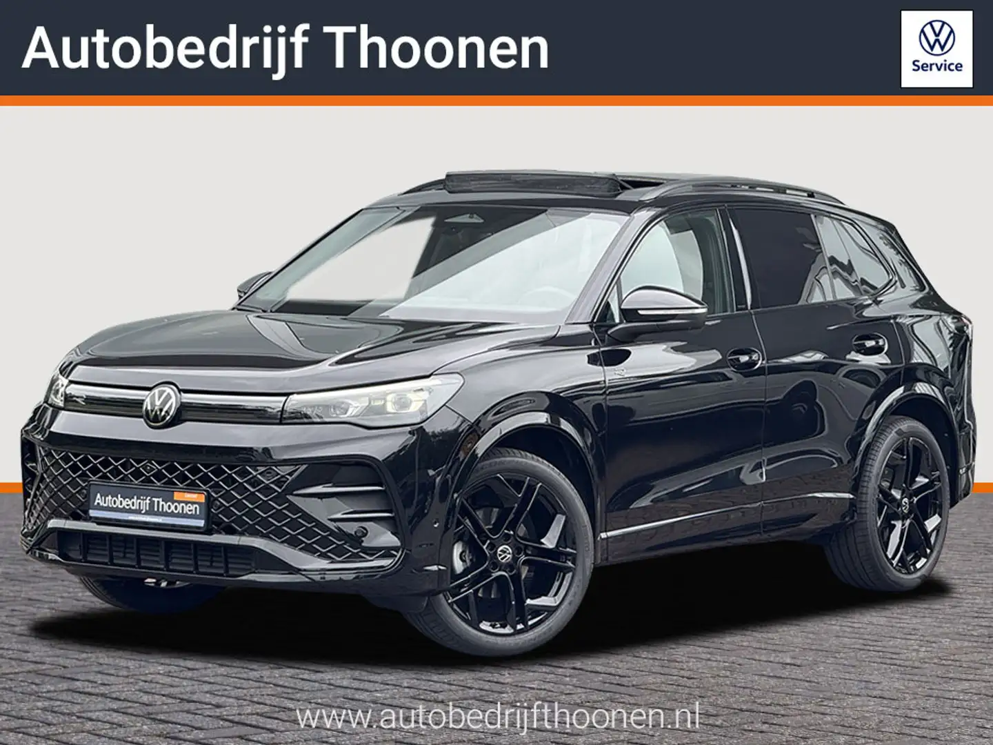 Volkswagen Tiguan 1.5 eTSI R-Line Edition | 360° camera | Leer  | Ma Noir - 1