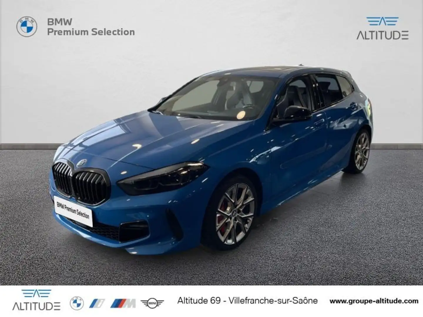 BMW 120 120dA xDrive 190ch M Sport Bleu - 1