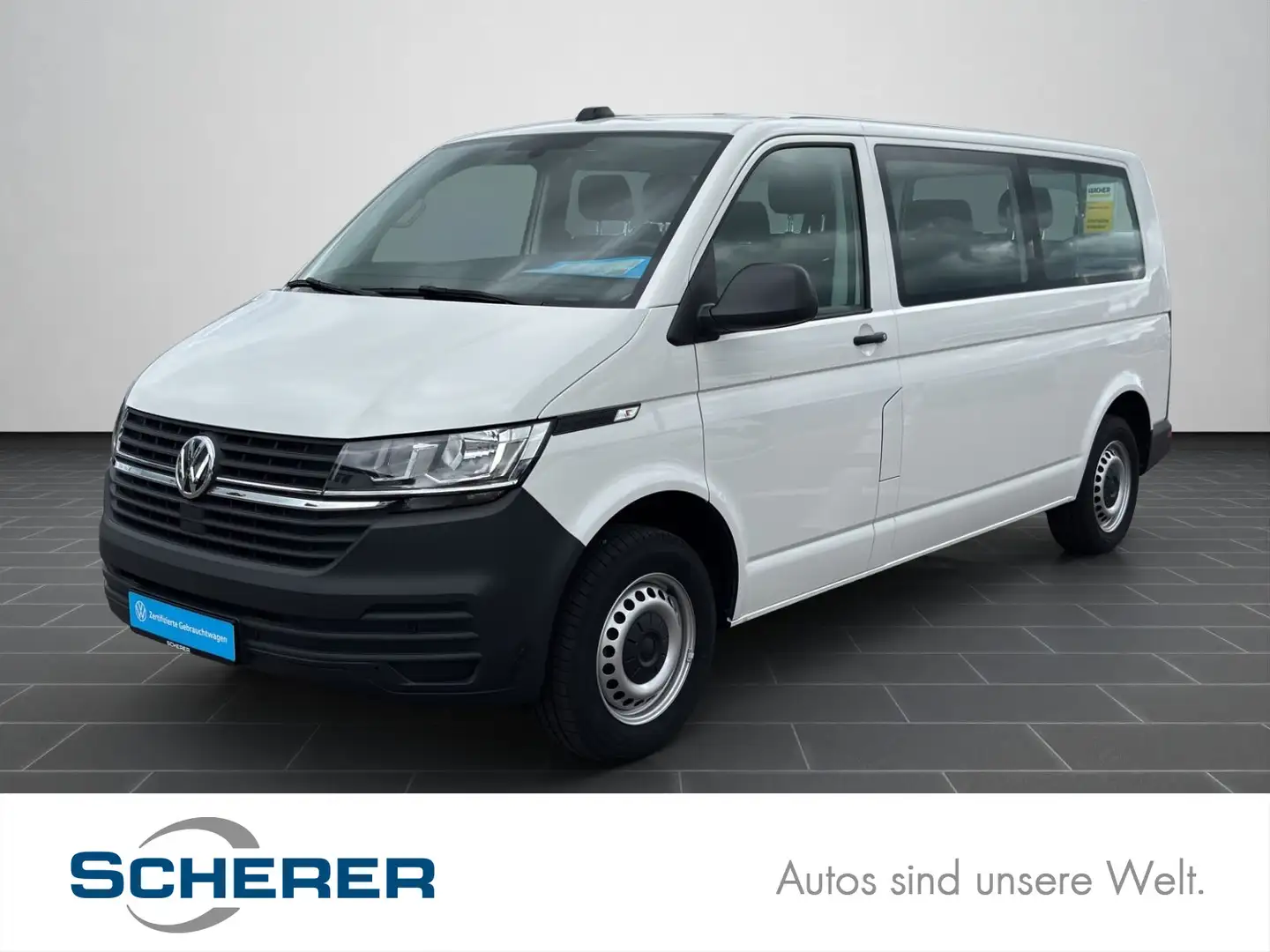 Volkswagen T6.1 Kombi LR 2.0 TDI 8-Sitzer CARPLAY GRA AHK R Weiß - 1
