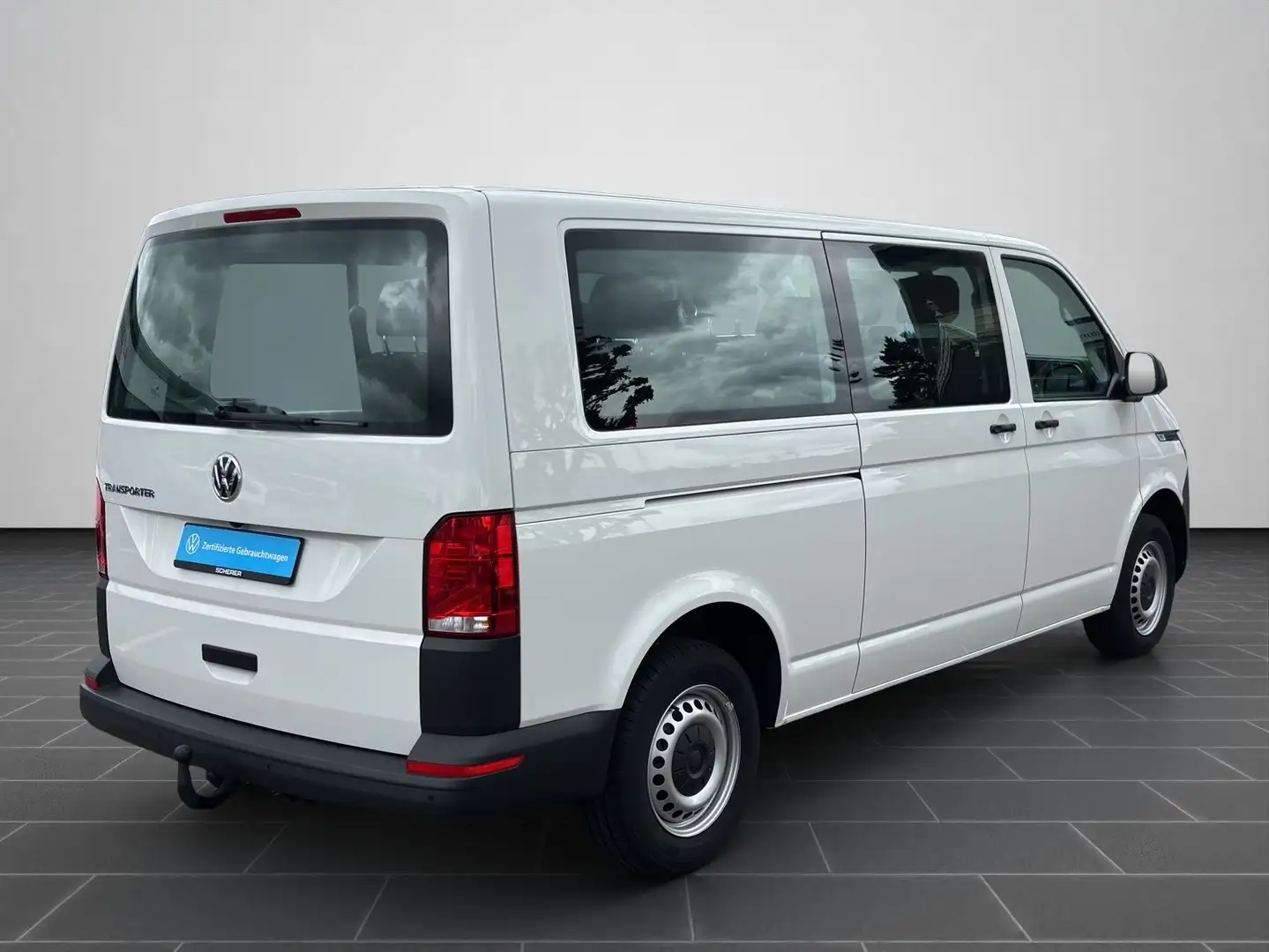 Volkswagen T6.1 Kombi LR 2.0 TDI 8-Sitzer CARPLAY GRA AHK R Weiß - 2