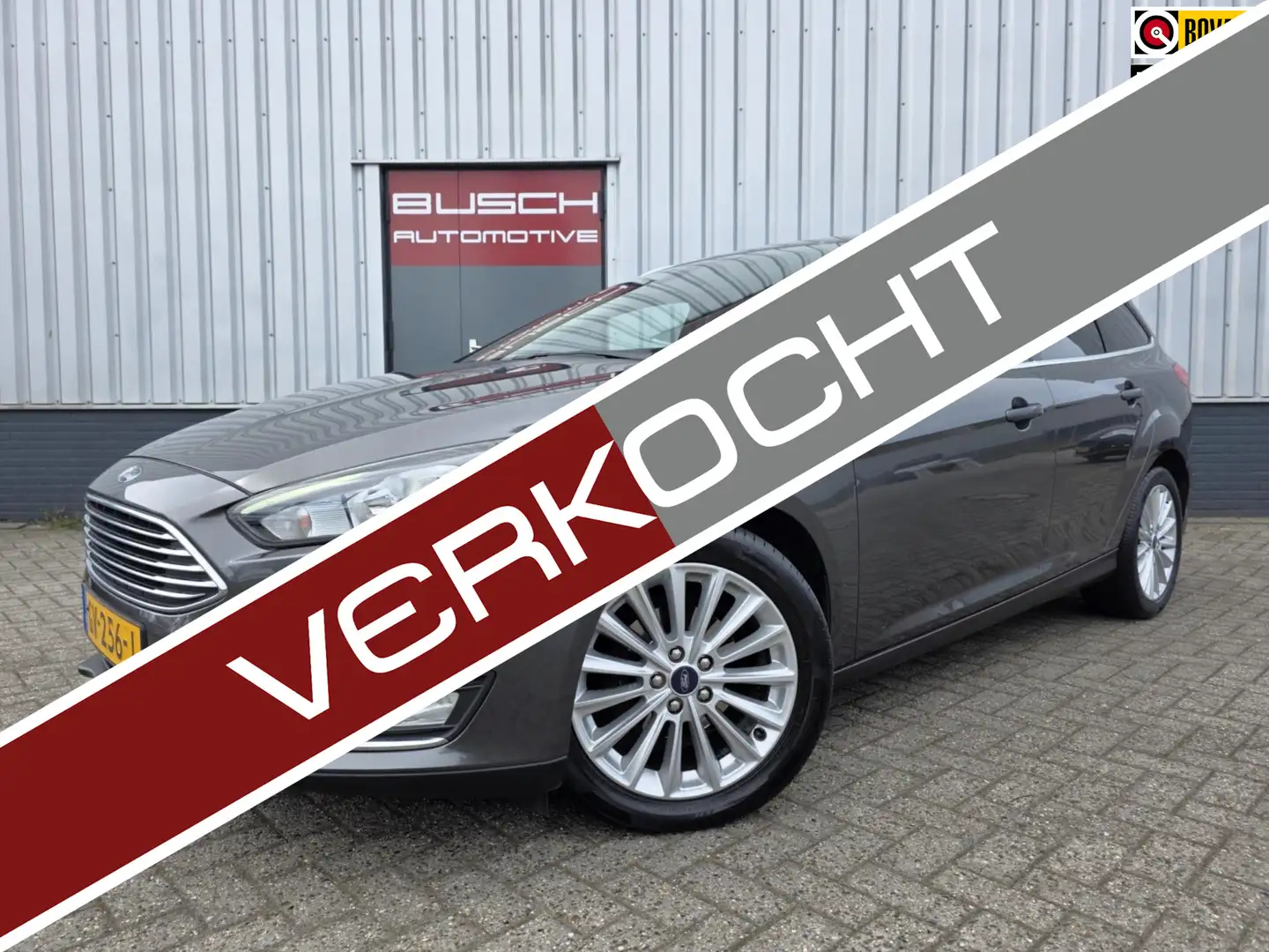 Ford Focus Wagon 1.0 Titanium Edition | VAN 2e EIGENAAR | Grijs - 1