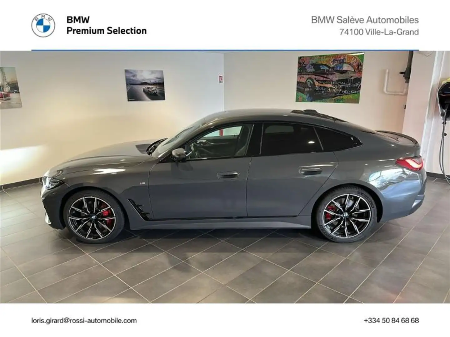 BMW 420 420dA  xDrive 190ch M Sport Gris - 2
