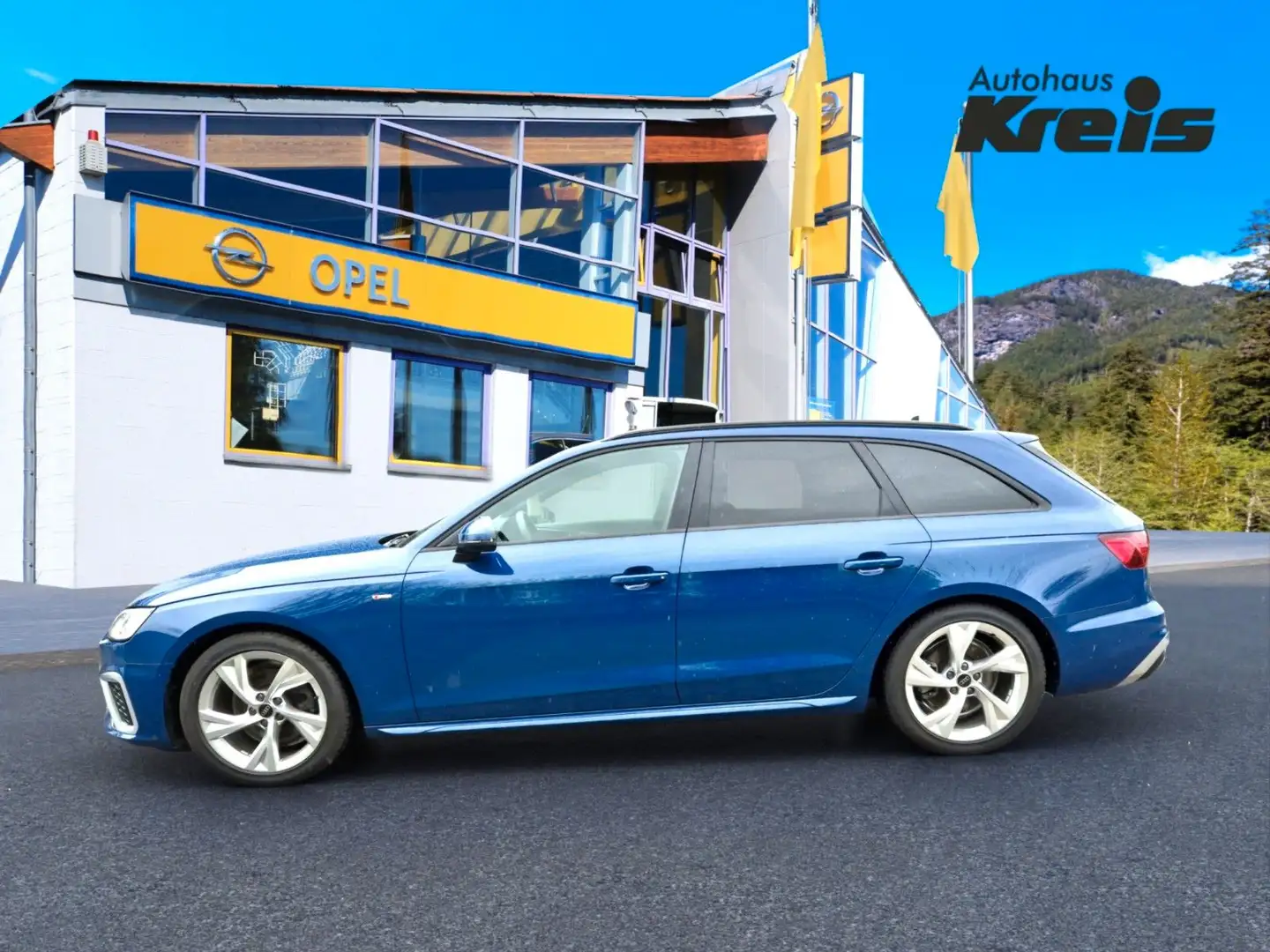 Audi A4 Avant 35 TFSI S line Business+Tour  Paket LHZ Blau - 2