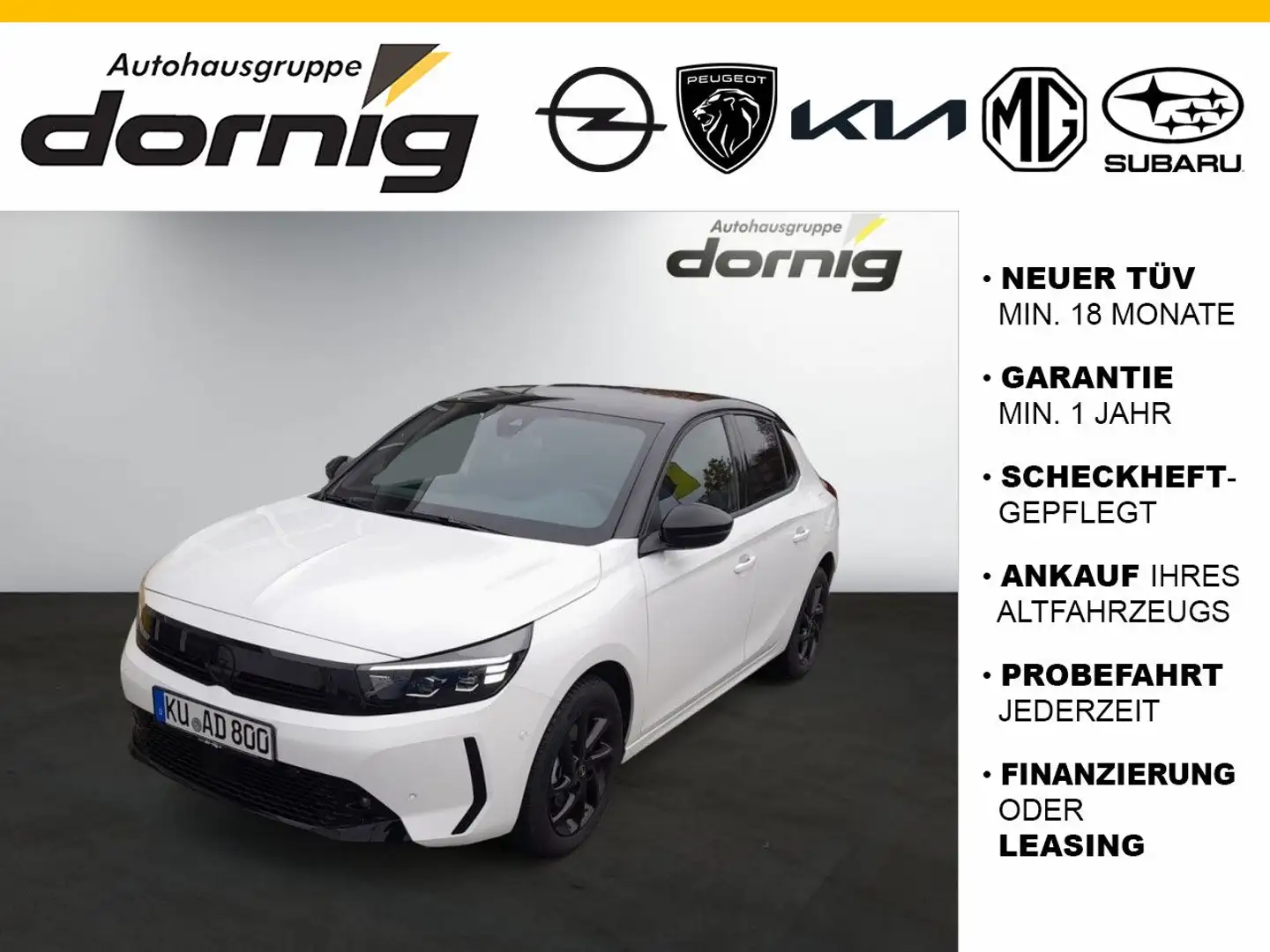 Opel Corsa F GS 1.2 Infotainment-Paket Weiß - 1
