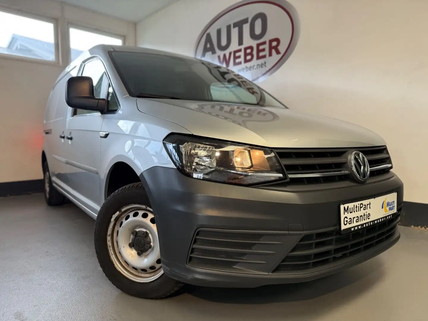 Volkswagen CADDY NFZ 2.0 TDI MAXI KASTEN BMT*KLIMA*68 TKM* Silber - 1