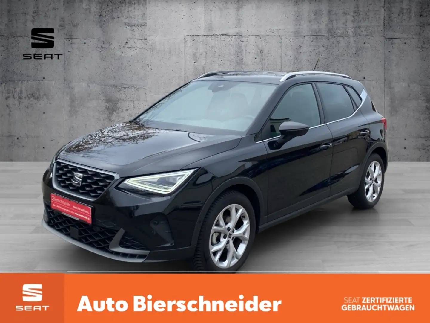 SEAT Arona 1.0 TSI DSG FR LED Navi Kamera ACC Full WP Schwarz - 1