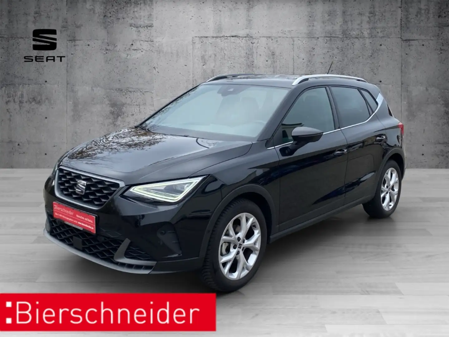 SEAT Arona 1.0 TSI DSG FR ab 169,- EUR mtl. 1000 LED Navi Kam Schwarz - 1