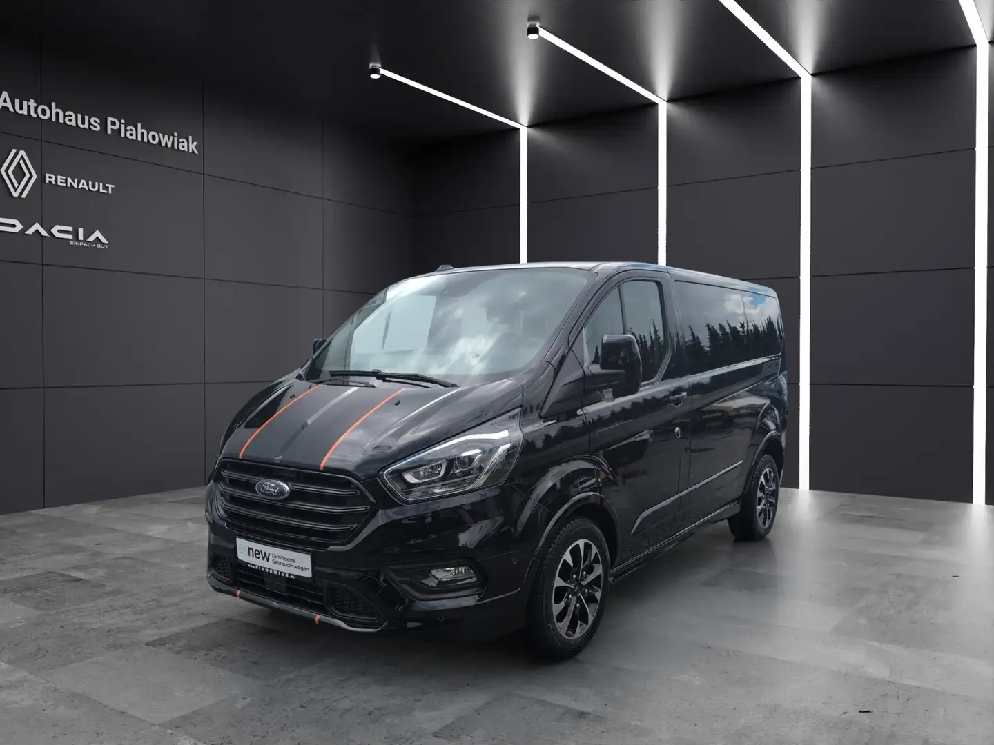 Ford Transit Custom 2,0l 320 Sport Navi Automatik Rückfahrkamera Sitzh Schwarz - 1