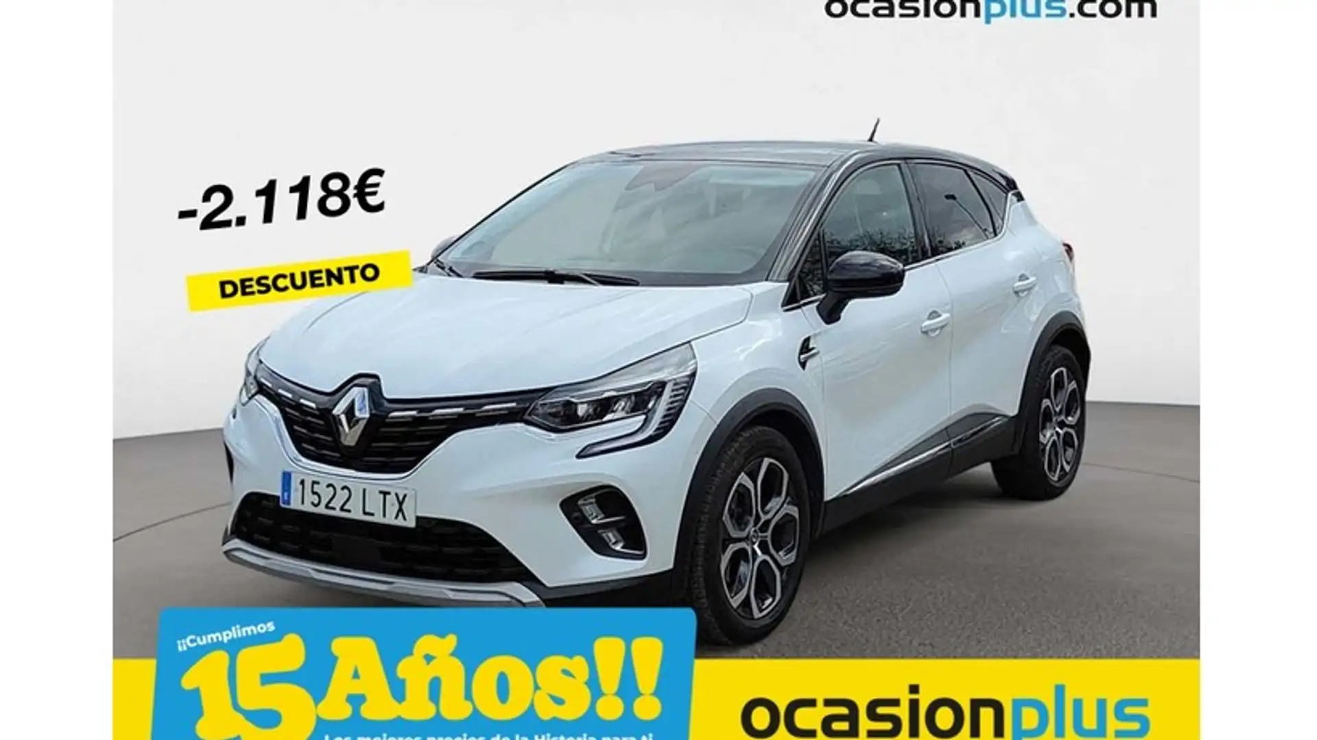 Renault Captur E-TECH Híbrido Enchufable Fast Track 117kW Blanc - 1