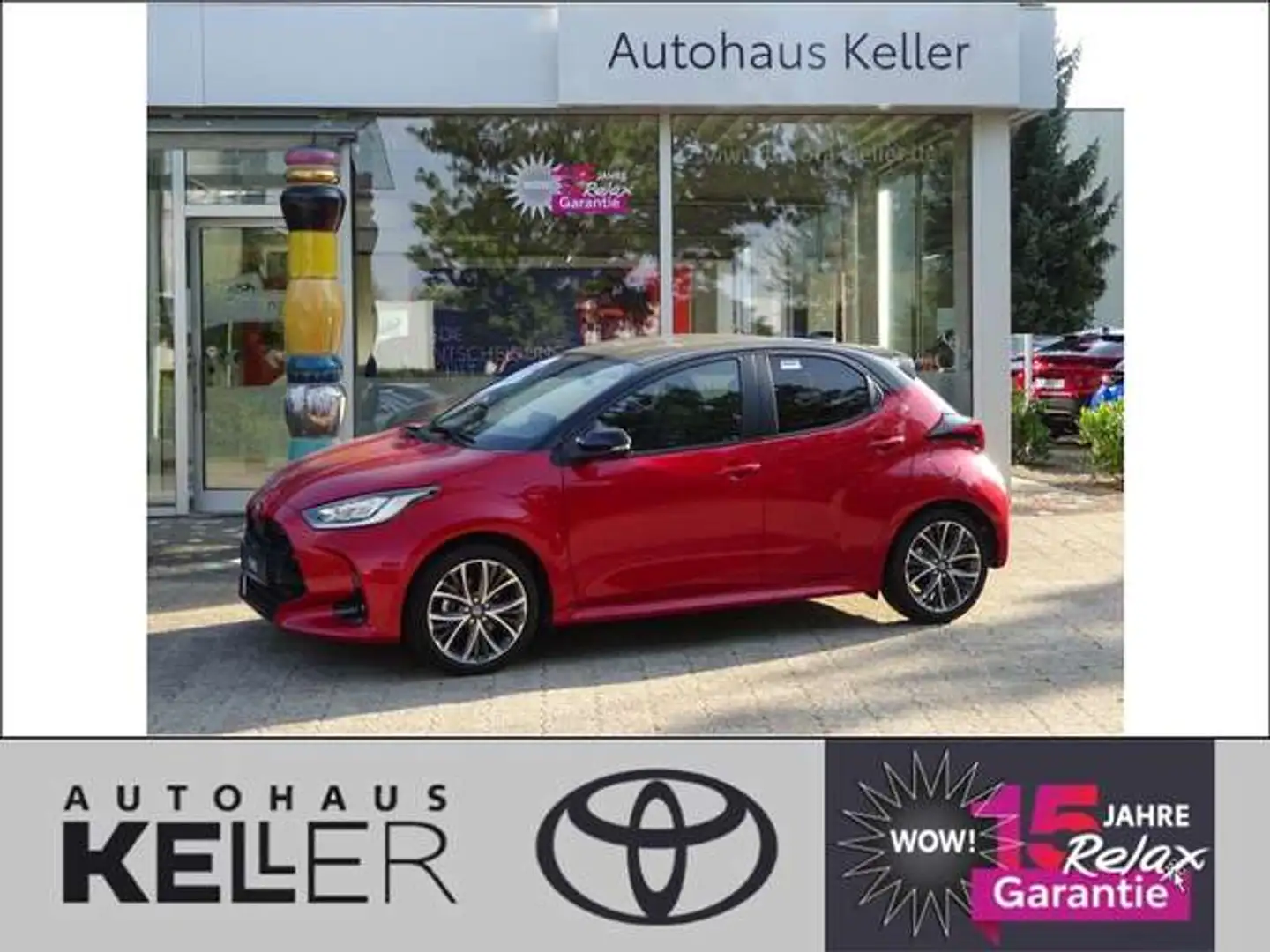 Toyota Yaris Hybrid 130 1.5 VVT-i Style Plus Rojo - 1